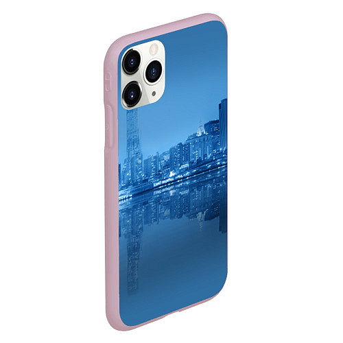 Чехол iPhone 11 Pro матовый New York / 3D-Розовый – фото 2