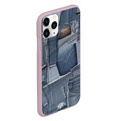 Чехол iPhone 11 Pro матовый Jeans life, цвет: 3D-розовый — фото 2