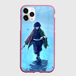 Чехол iPhone 11 Pro матовый ГИЮ ТОМИОКА, цвет: 3D-малиновый