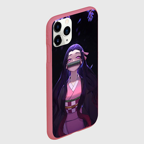 Чехол iPhone 11 Pro матовый НЕДЗУКА / 3D-Малиновый – фото 2