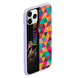 Чехол iPhone 11 Pro матовый NILETTO, цвет: 3D-светло-сиреневый — фото 2