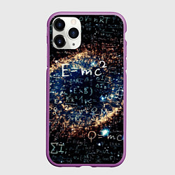 Чехол iPhone 11 Pro матовый Формула Вселенной, цвет: 3D-фиолетовый
