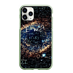 Чехол iPhone 11 Pro матовый Формула Вселенной, цвет: 3D-салатовый