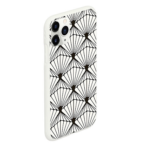 Чехол iPhone 11 Pro матовый Бумажные фонарики / 3D-Белый – фото 2