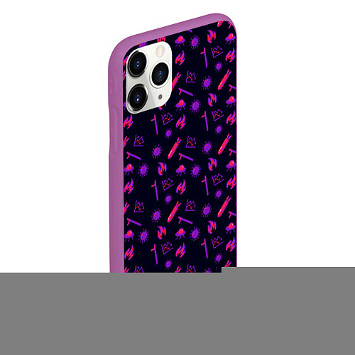 Чехол iPhone 11 Pro матовый 2020 год / 3D-Фиолетовый – фото 2