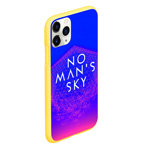 Чехол iPhone 11 Pro матовый NO MANS SKY / 3D-Желтый – фото 2