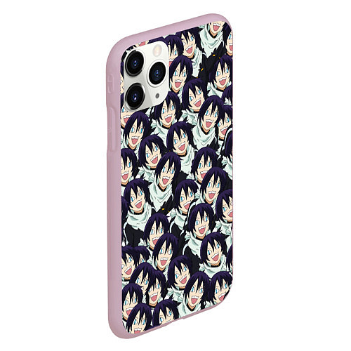 Чехол iPhone 11 Pro матовый ЯТО БЕЗДОМНЫЙ БОГ / 3D-Розовый – фото 2