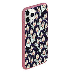 Чехол iPhone 11 Pro матовый ЯТО БЕЗДОМНЫЙ БОГ, цвет: 3D-малиновый — фото 2