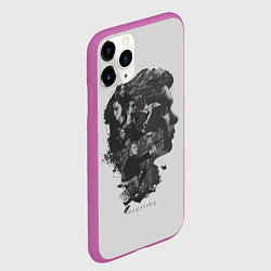 Чехол iPhone 11 Pro матовый Inception, цвет: 3D-фиолетовый — фото 2