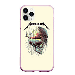 Чехол iPhone 11 Pro матовый Metallica