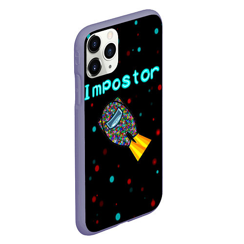 Чехол iPhone 11 Pro матовый Impostor / 3D-Серый – фото 2