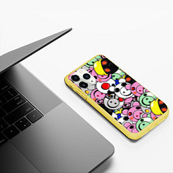 Чехол iPhone 11 Pro матовый ROBLOX PIGGY, цвет: 3D-желтый — фото 2