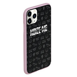 Чехол iPhone 11 Pro матовый Noize MC, цвет: 3D-розовый — фото 2