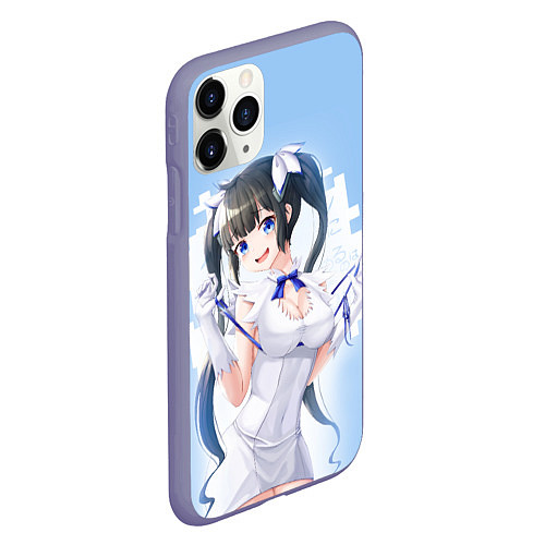 Чехол iPhone 11 Pro матовый Hestia / 3D-Серый – фото 2