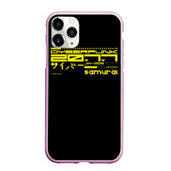 Чехол iPhone 11 Pro матовый Cyberpunk 2077