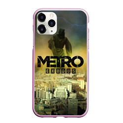 Чехол iPhone 11 Pro матовый Metro logo