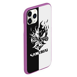 Чехол iPhone 11 Pro матовый SAMURAI, цвет: 3D-фиолетовый — фото 2