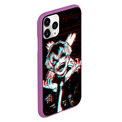 Чехол iPhone 11 Pro матовый The madness of Ken, цвет: 3D-фиолетовый — фото 2