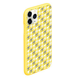 Чехол iPhone 11 Pro матовый Ultimate Houndstooth, цвет: 3D-желтый — фото 2