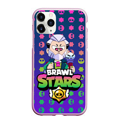 Чехол iPhone 11 Pro матовый Brawl Stars Byron