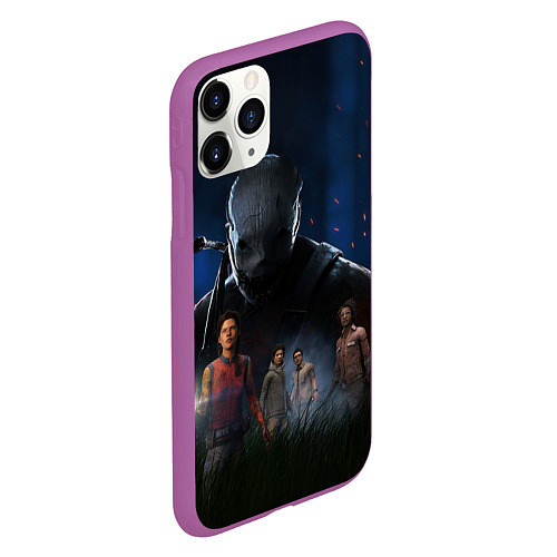 Чехол iPhone 11 Pro матовый Dead by daylight / 3D-Фиолетовый – фото 2