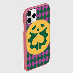 Чехол iPhone 11 Pro матовый ДжоДжо, цвет: 3D-малиновый — фото 2