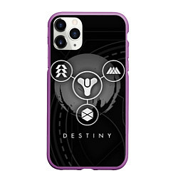 Чехол iPhone 11 Pro матовый DESTINY, цвет: 3D-фиолетовый