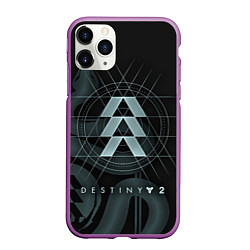 Чехол iPhone 11 Pro матовый DESTINY, HUNTER, цвет: 3D-фиолетовый