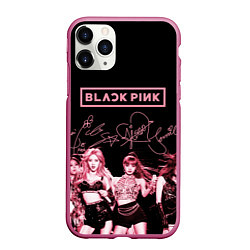 Чехол iPhone 11 Pro матовый BLACKPINK, цвет: 3D-малиновый