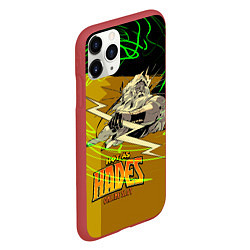 Чехол iPhone 11 Pro матовый Hades Зевс, цвет: 3D-красный — фото 2