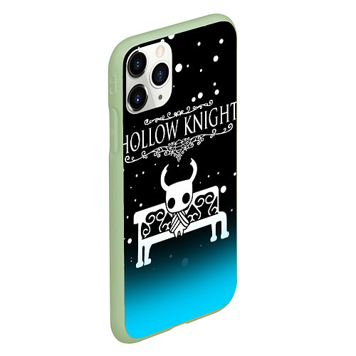 Чехол iPhone 11 Pro матовый HOLLOW KNIGHT / 3D-Салатовый – фото 2