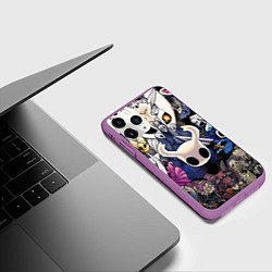 Чехол iPhone 11 Pro матовый HOLLOW KNIGHT, цвет: 3D-фиолетовый — фото 2