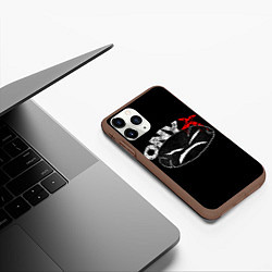 Чехол iPhone 11 Pro матовый Onyx, цвет: 3D-коричневый — фото 2