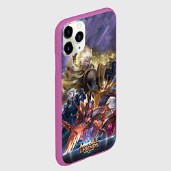 Чехол iPhone 11 Pro матовый Mobile Legends Bang Bang, цвет: 3D-фиолетовый — фото 2