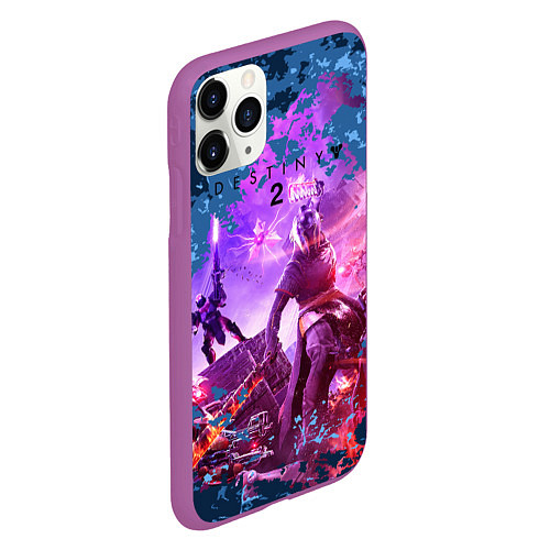 Чехол iPhone 11 Pro матовый Destiny 2 : Beyond Light / 3D-Фиолетовый – фото 2