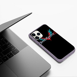 Чехол iPhone 11 Pro матовый Devil May Cry, цвет: 3D-серый — фото 2