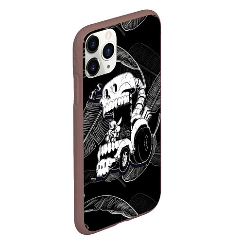 Чехол iPhone 11 Pro матовый Undertale / 3D-Коричневый – фото 2
