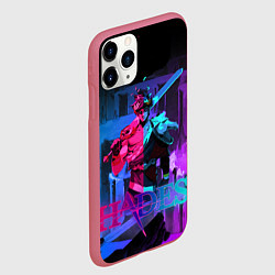 Чехол iPhone 11 Pro матовый Hades Game, цвет: 3D-малиновый — фото 2