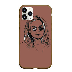 Чехол iPhone 11 Pro матовый О?ззи О?сборн, цвет: 3D-коричневый