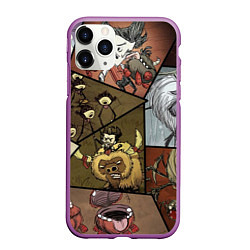 Чехол iPhone 11 Pro матовый Dont Starve, цвет: 3D-фиолетовый