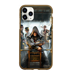 Чехол iPhone 11 Pro матовый Assassin’s Creed Syndicate, цвет: 3D-коричневый