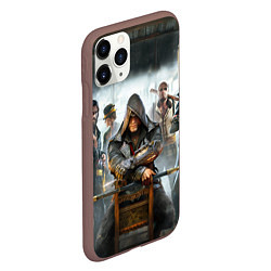 Чехол iPhone 11 Pro матовый Assassin’s Creed Syndicate, цвет: 3D-коричневый — фото 2