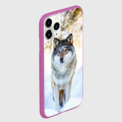 Чехол iPhone 11 Pro матовый Я зимой, цвет: 3D-фиолетовый — фото 2