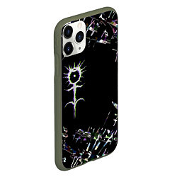 Чехол iPhone 11 Pro матовый GHOSTEMANE, цвет: 3D-темно-зеленый — фото 2