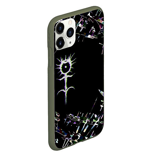 Чехол iPhone 11 Pro матовый GHOSTEMANE / 3D-Темно-зеленый – фото 2