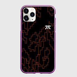 Чехол iPhone 11 Pro матовый Cs:go - Fnatic 2021 Bootcamp, цвет: 3D-фиолетовый