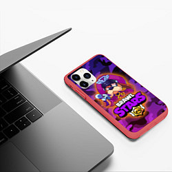 Чехол iPhone 11 Pro матовый Генерал Гавс - Brawl Stars, цвет: 3D-красный — фото 2