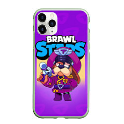 Чехол iPhone 11 Pro матовый Генерал Гавс - Brawl Stars, цвет: 3D-салатовый