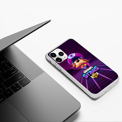 Чехол iPhone 11 Pro матовый Brawl Stars - Colonel Ruffs, цвет: 3D-белый — фото 2