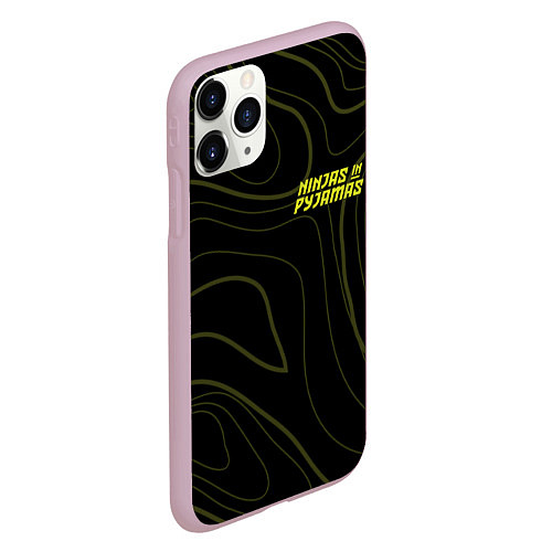 Чехол iPhone 11 Pro матовый Ninjas In Pyjamas / 3D-Розовый – фото 2